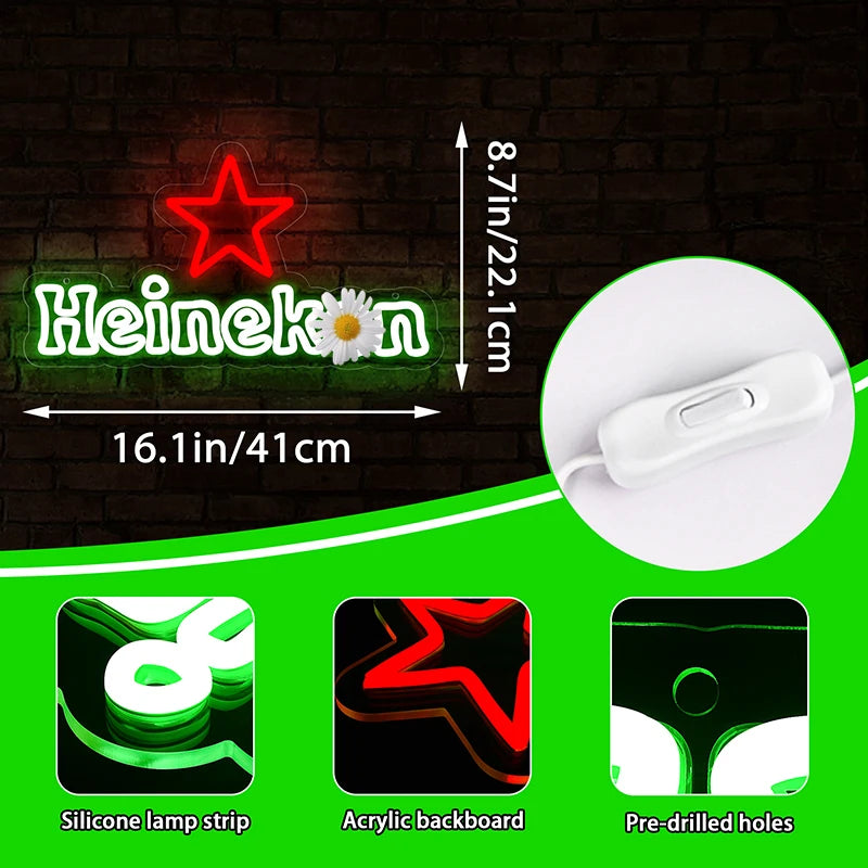 Heineken Neon Sign