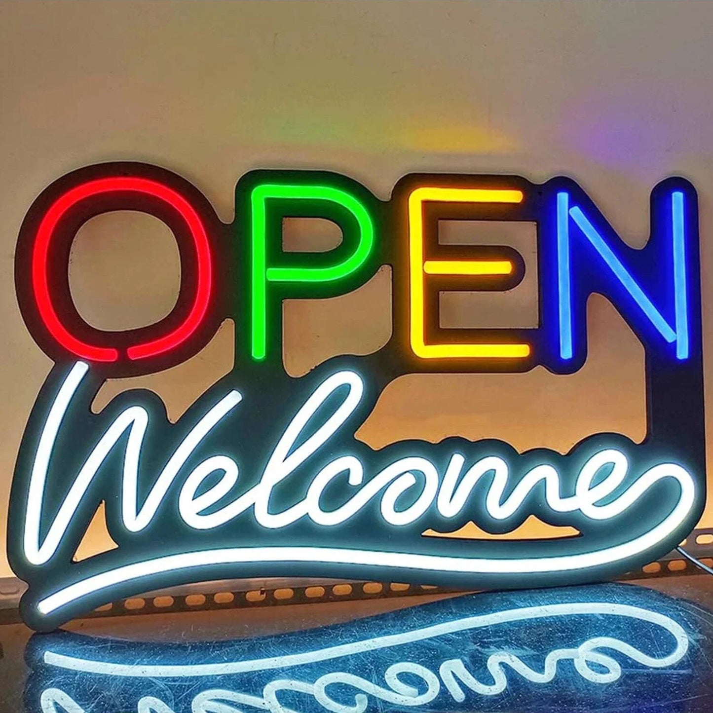 Open Neon Sign