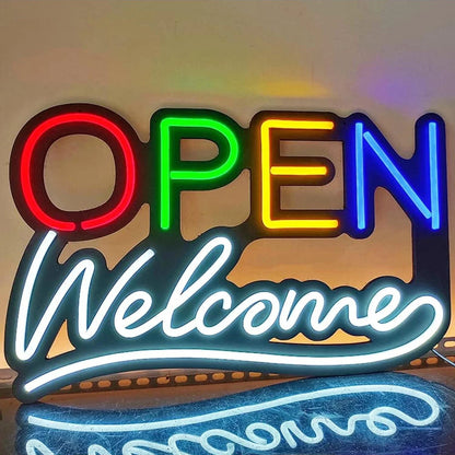 Open Neon Sign