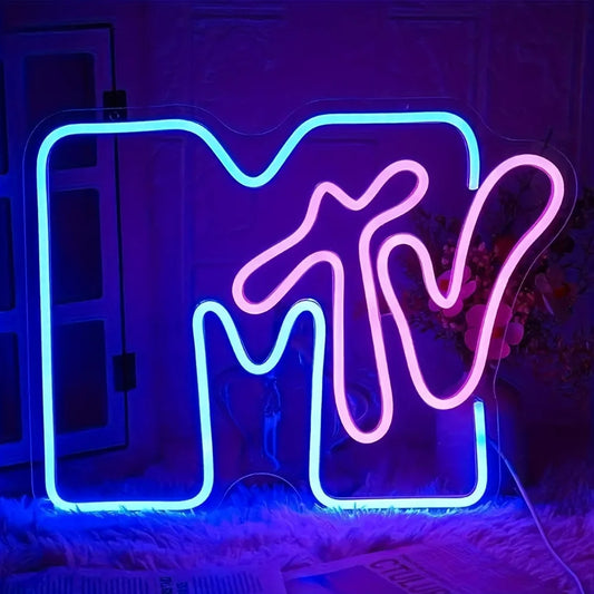 MTV Neon Sign