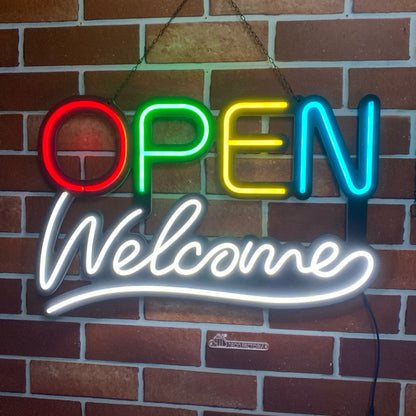 Open Neon Sign