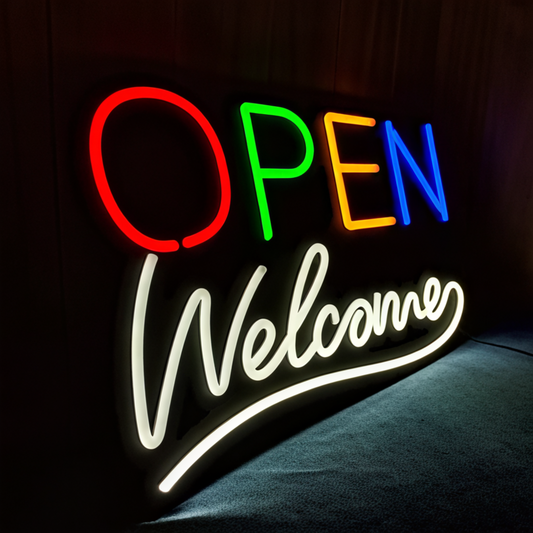 Open Neon Sign